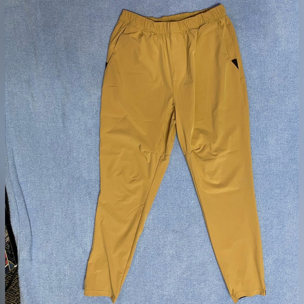 adidas Men's Mustard Yellow Jogger Pants